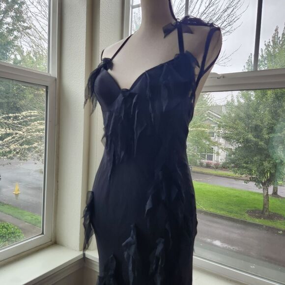 Jackie Rogers 100% Silk Vintage 1990's/Y2K Evening Dress | 2 - Picture 3 of 7